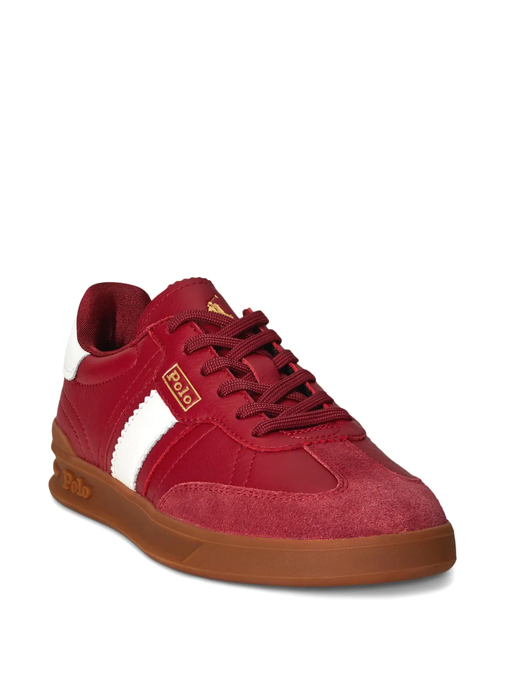 Polo Ralph Lauren Heritage Aera suede sneakers | Low-Tops | Image 2