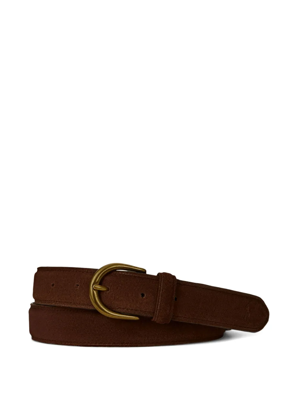 Polo Ralph Lauren Suède gespriem Bruin