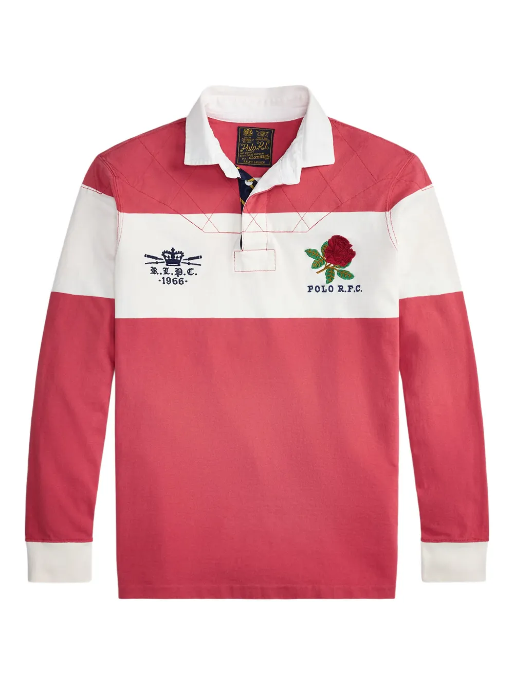 Polo Ralph Lauren  rose-embroidery polo shirt | Red | Image 1