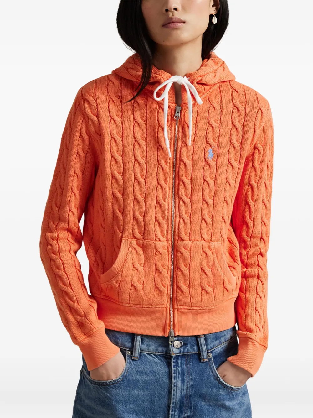 Polo Ralph Lauren Kabelgebreid vest Oranje