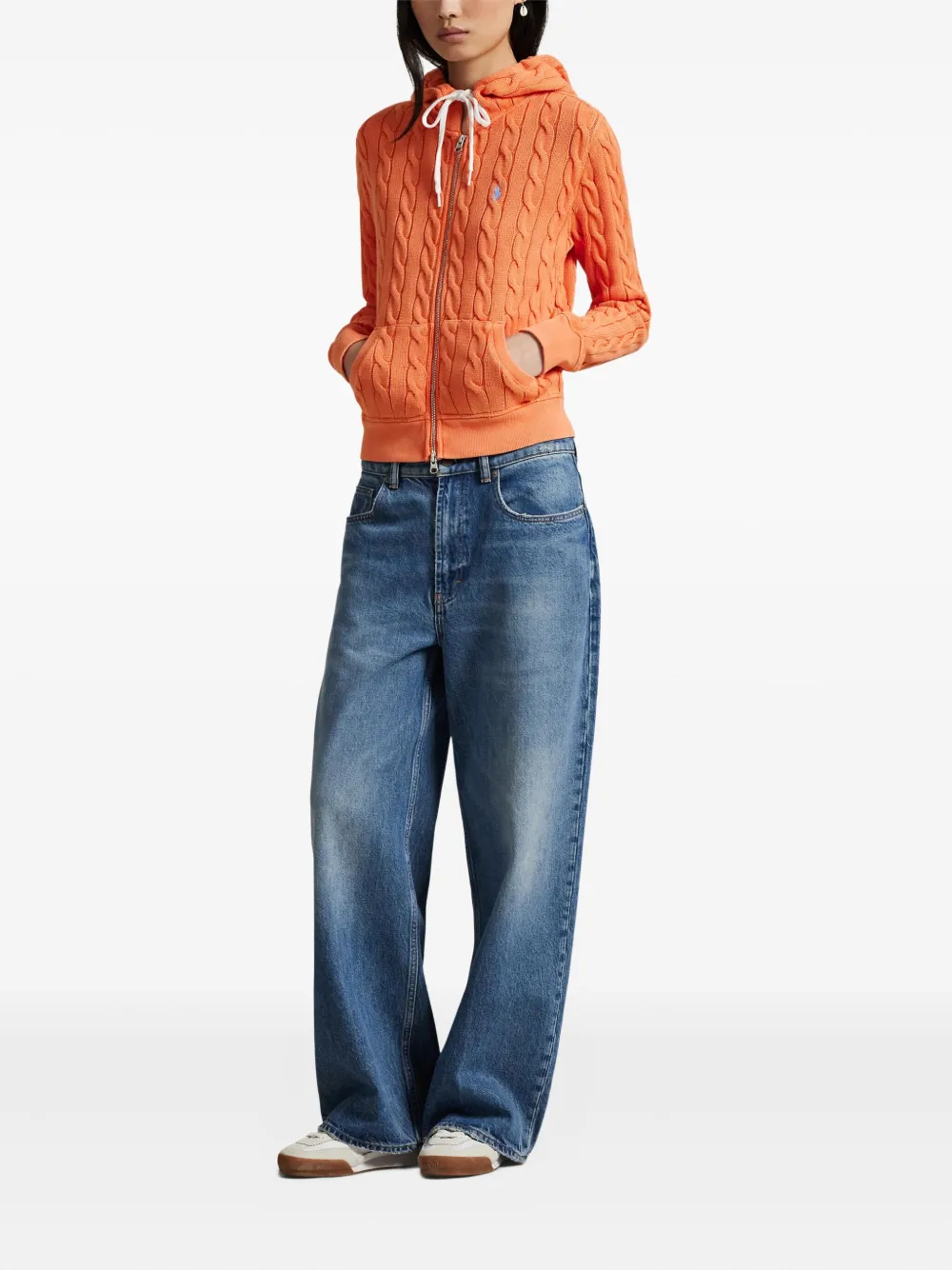 Polo Ralph Lauren Kabelgebreid vest Oranje