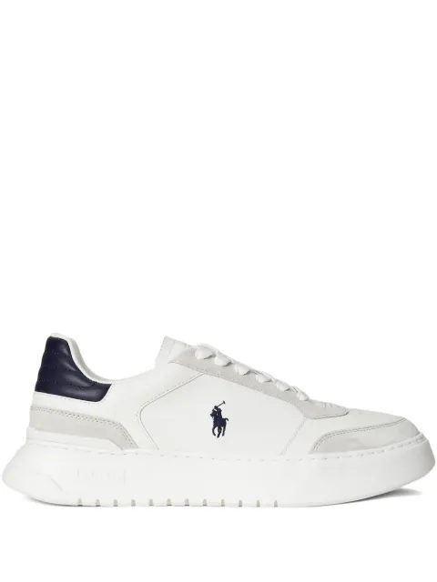 Polo Ralph Lauren leather low-top lace-up sneakers