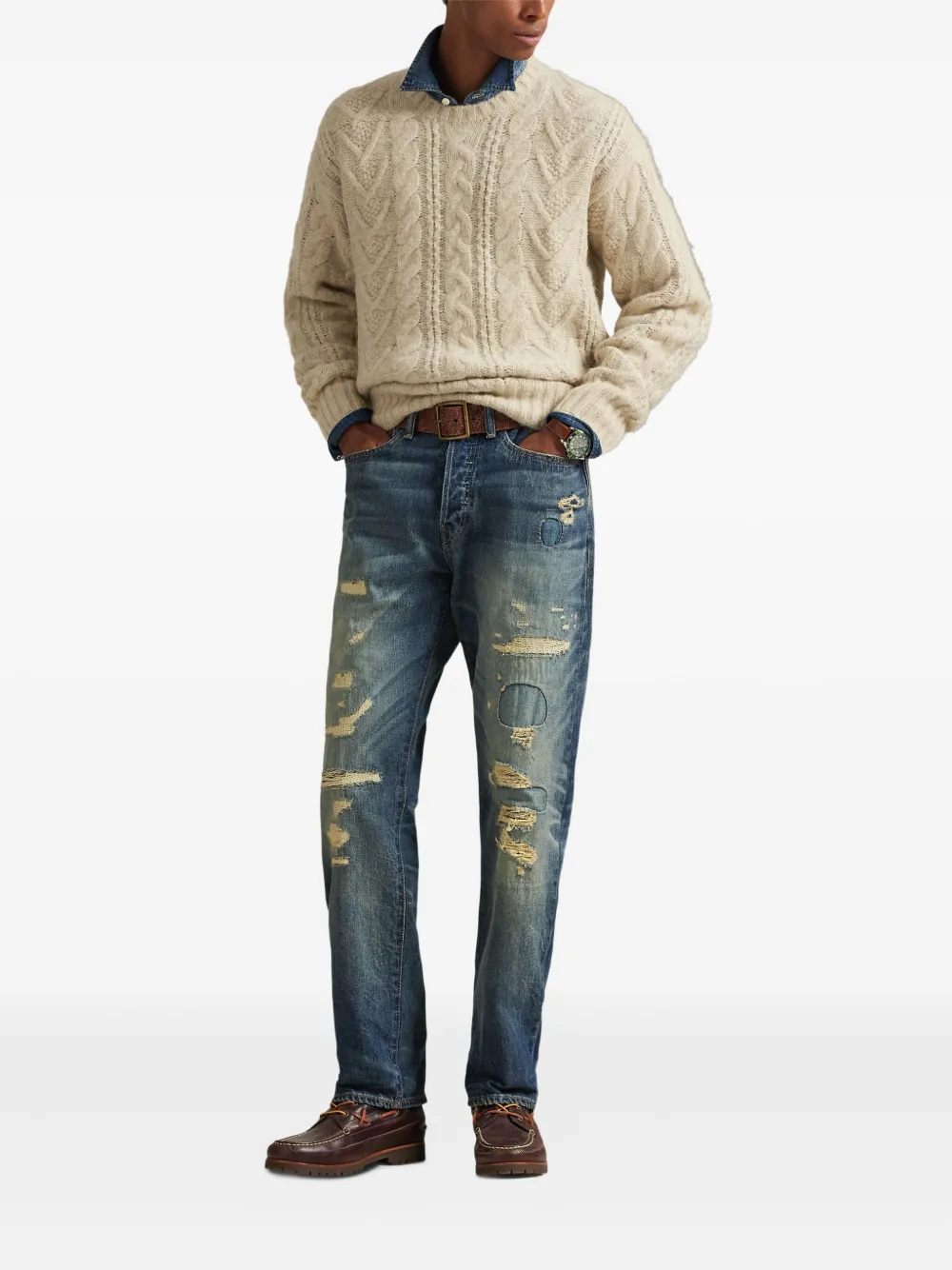 Polo Ralph Lauren cable-knit sweater | Knitted Sweaters | Image 2
