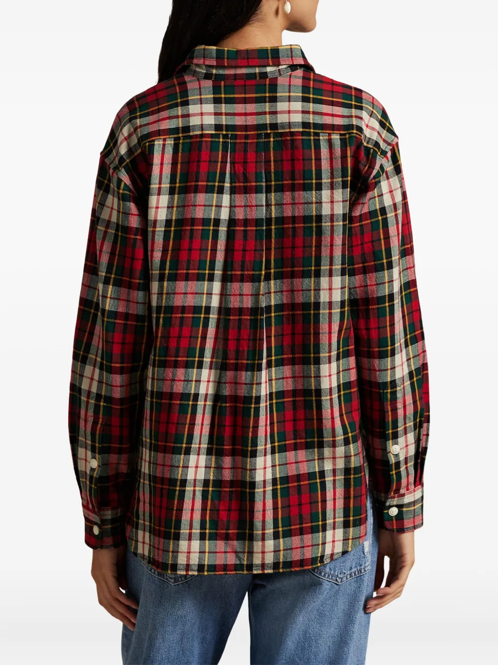 Polo Ralph Lauren Plaid Long-sleeve Shirt In Multi