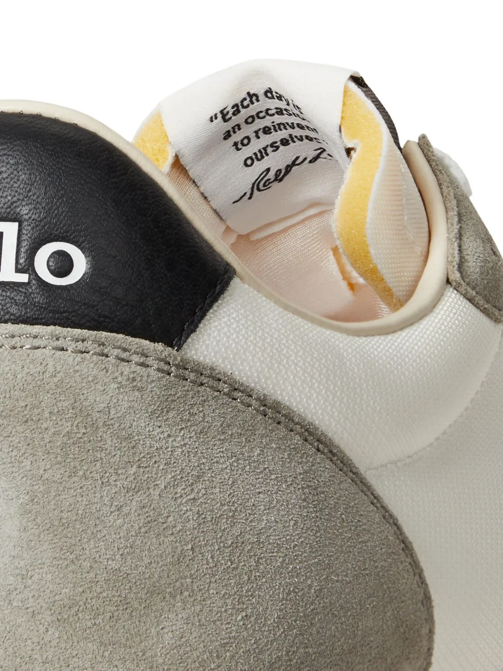 Polo Ralph Lauren PRL Trail 125 suede mesh sneakers Grey