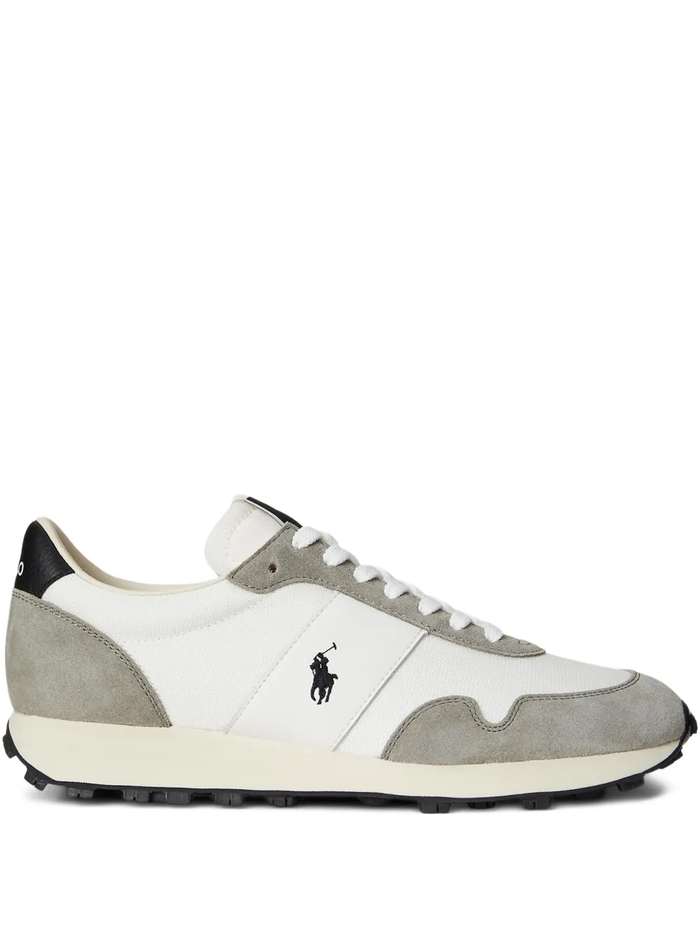 Polo Ralph Lauren PRL Trail 125 suede mesh sneakers Grey