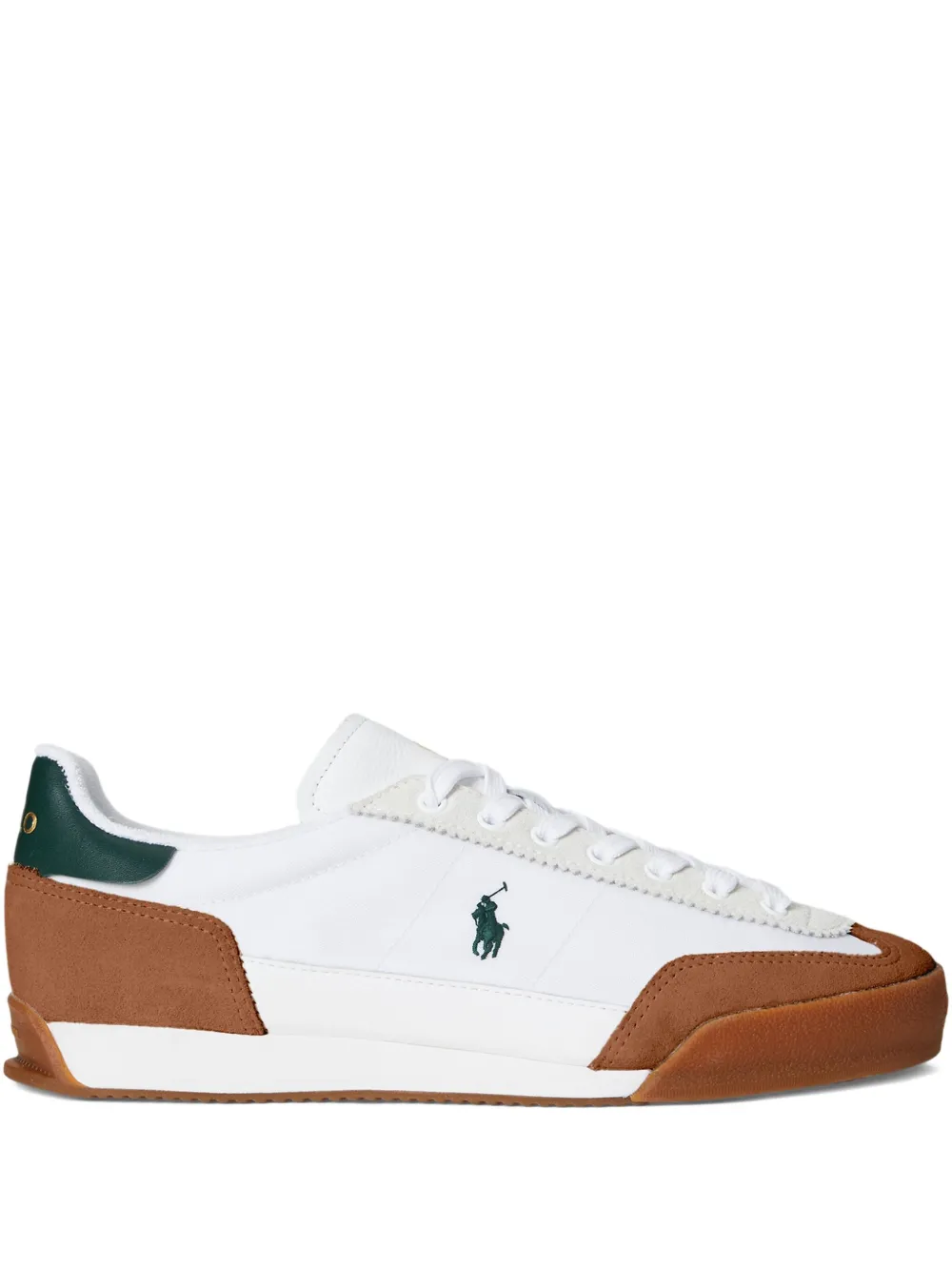 Polo Ralph Lauren Hester suede low-top sneakers White