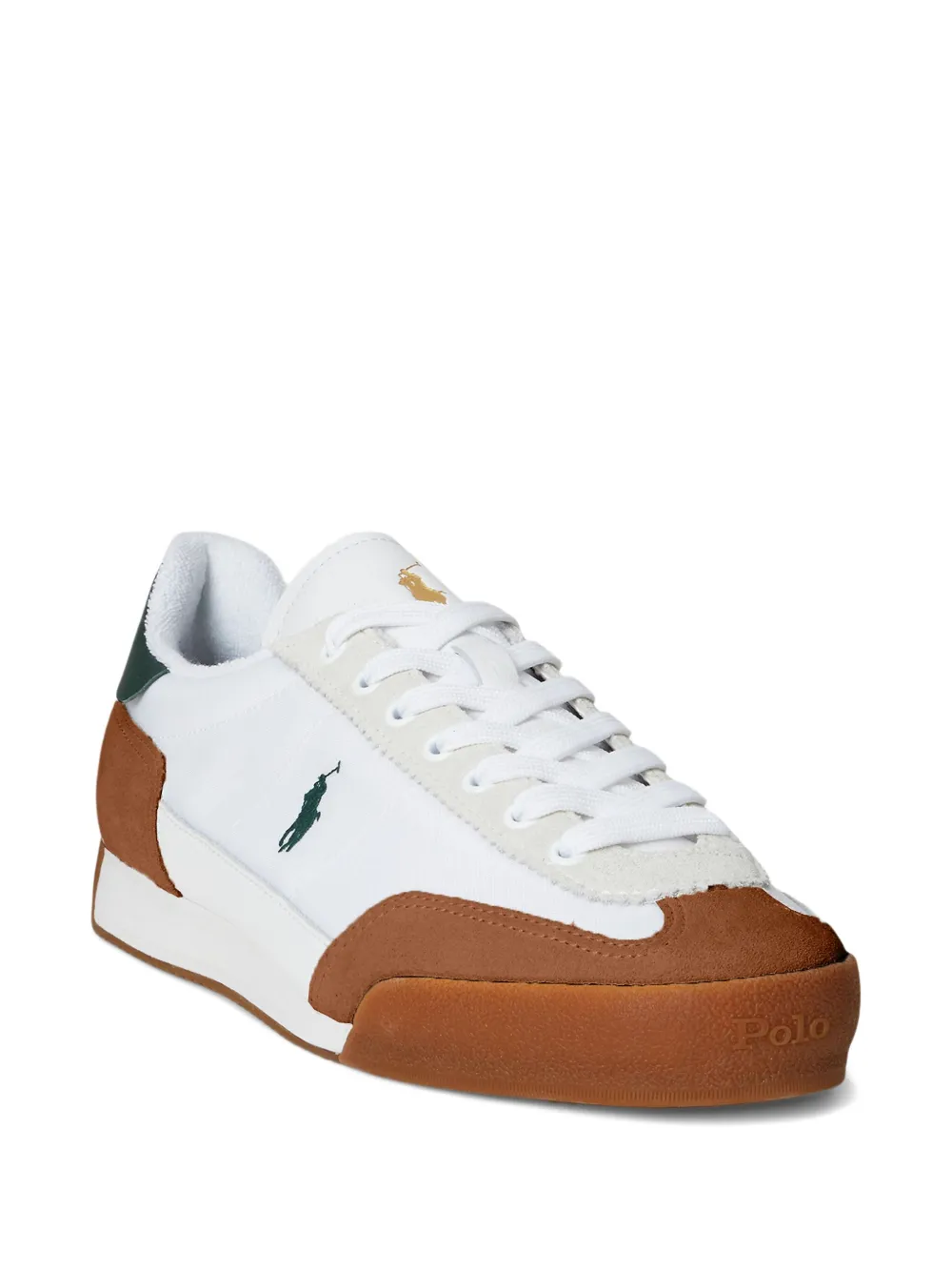 Polo Ralph Lauren Hester suede low-top sneakers White
