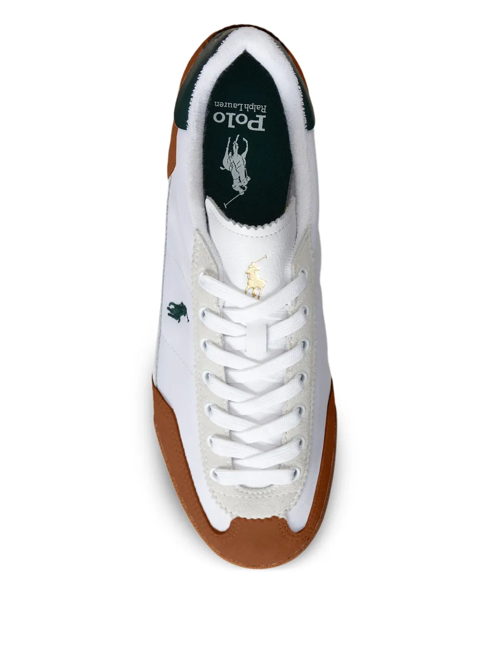 Polo Ralph Lauren Hester suede low-top sneakers White