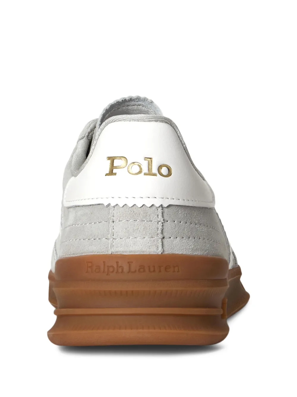 Polo Ralph Lauren Sneakers met leren vlakken Grijs