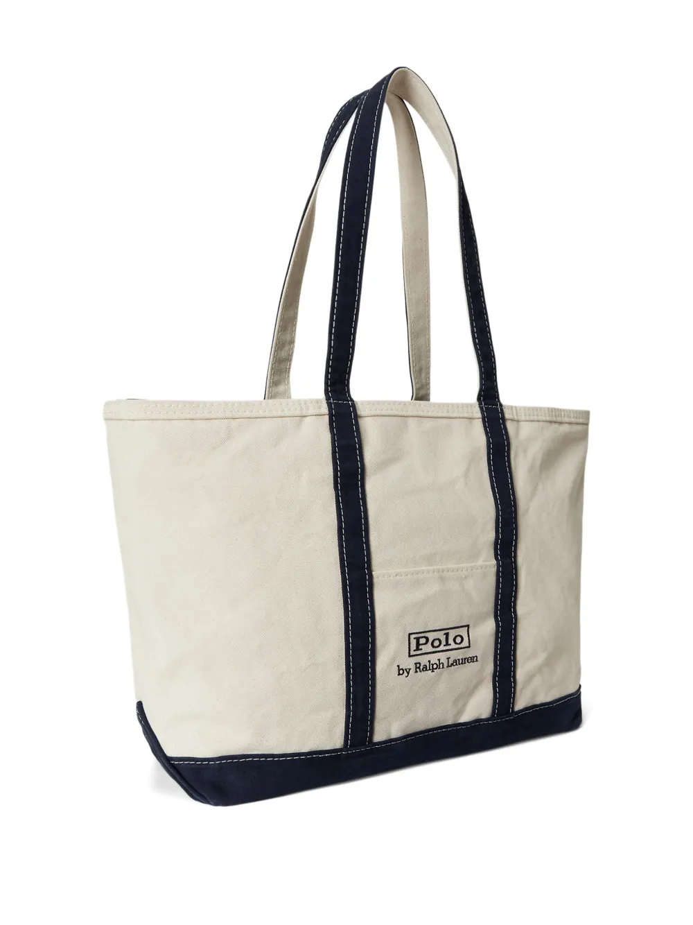 Polo Ralph Lauren Shopper met geborduurd logo Beige