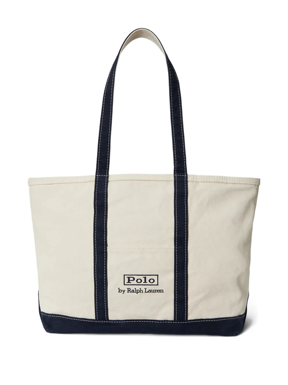 Polo Ralph Lauren Shopper met geborduurd logo Beige