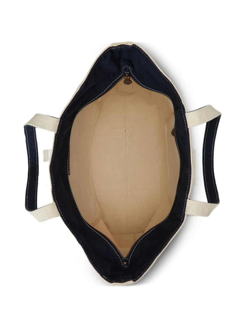 Polo Ralph Lauren Shopper met geborduurd logo Beige