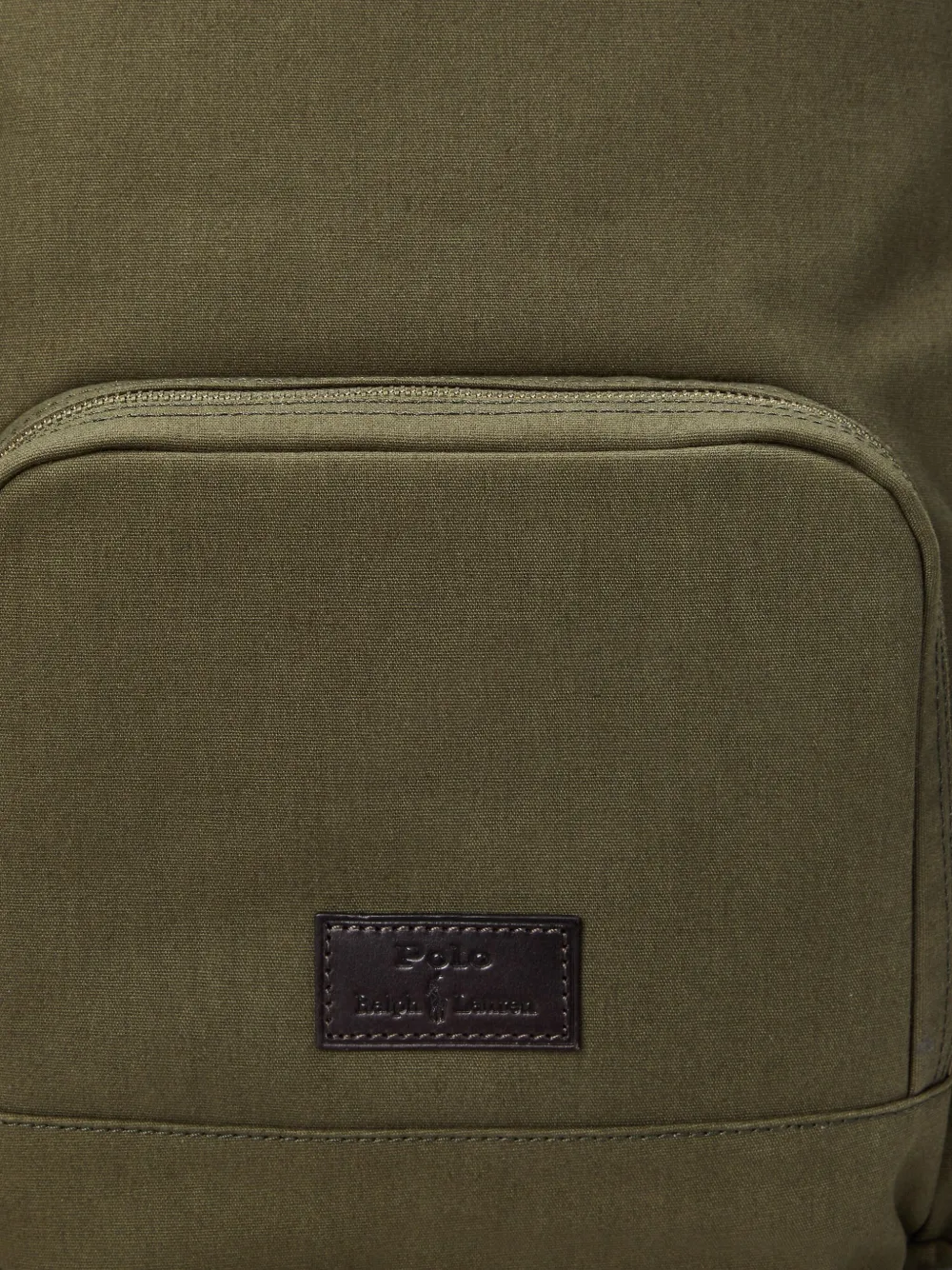 Polo Ralph Lauren Rugzak met leren afwerking Groen