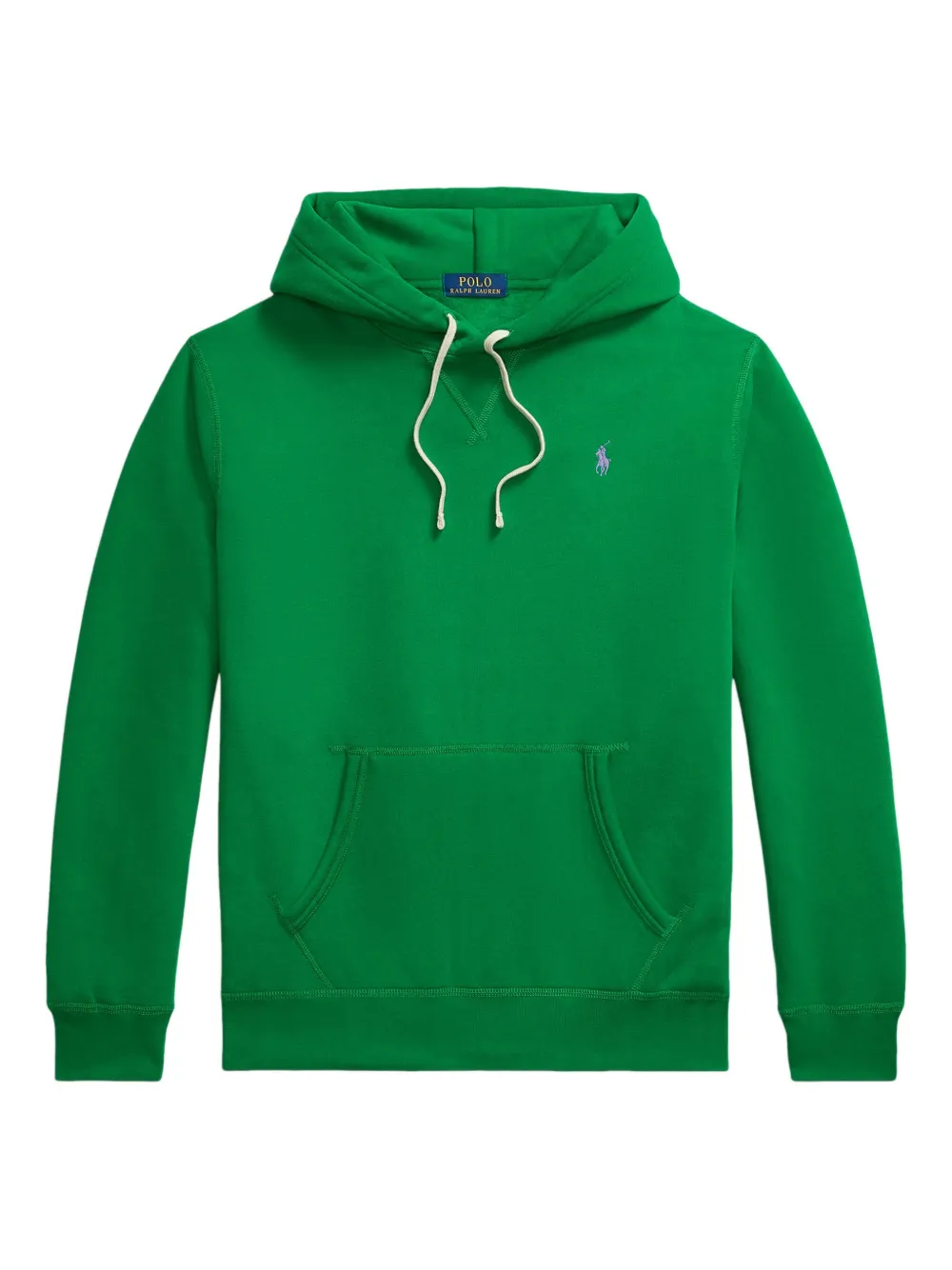 Polo Ralph Lauren long-sleeve kangaroo-pocket hoodie | Green | Image 1