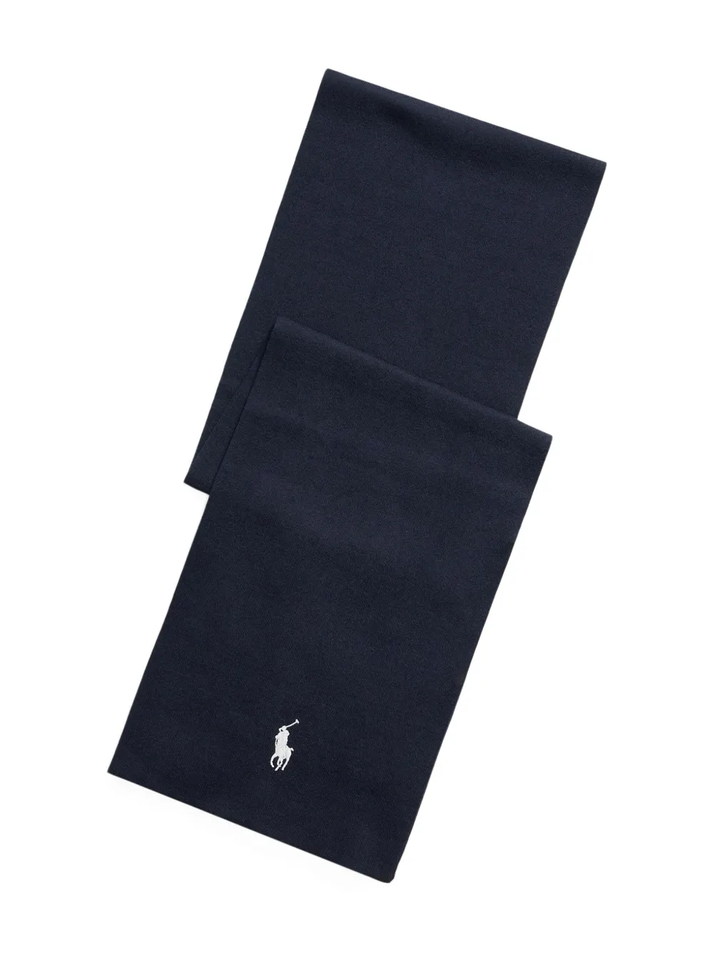 Polo Ralph Lauren embroidered cotton scarf Blauw