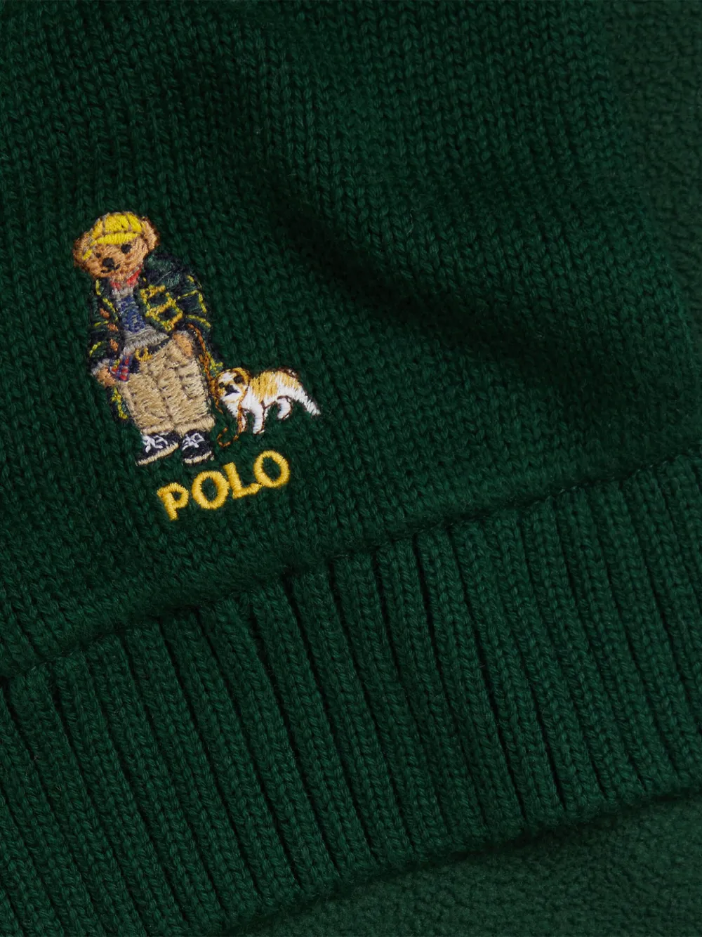 POLO RALPH LAUREN KIDS Sjaal met geborduurd logo Groen