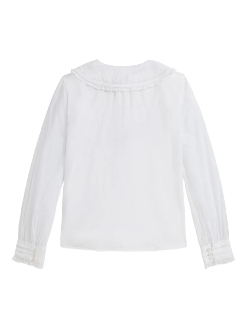 POLO RALPH LAUREN KIDS Shirt met bieskraag Wit