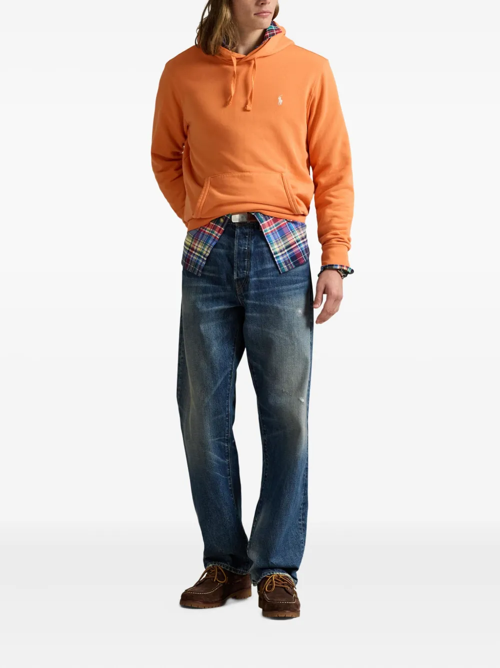 Polo Ralph Lauren Loopback sweater met lange mouwen Oranje