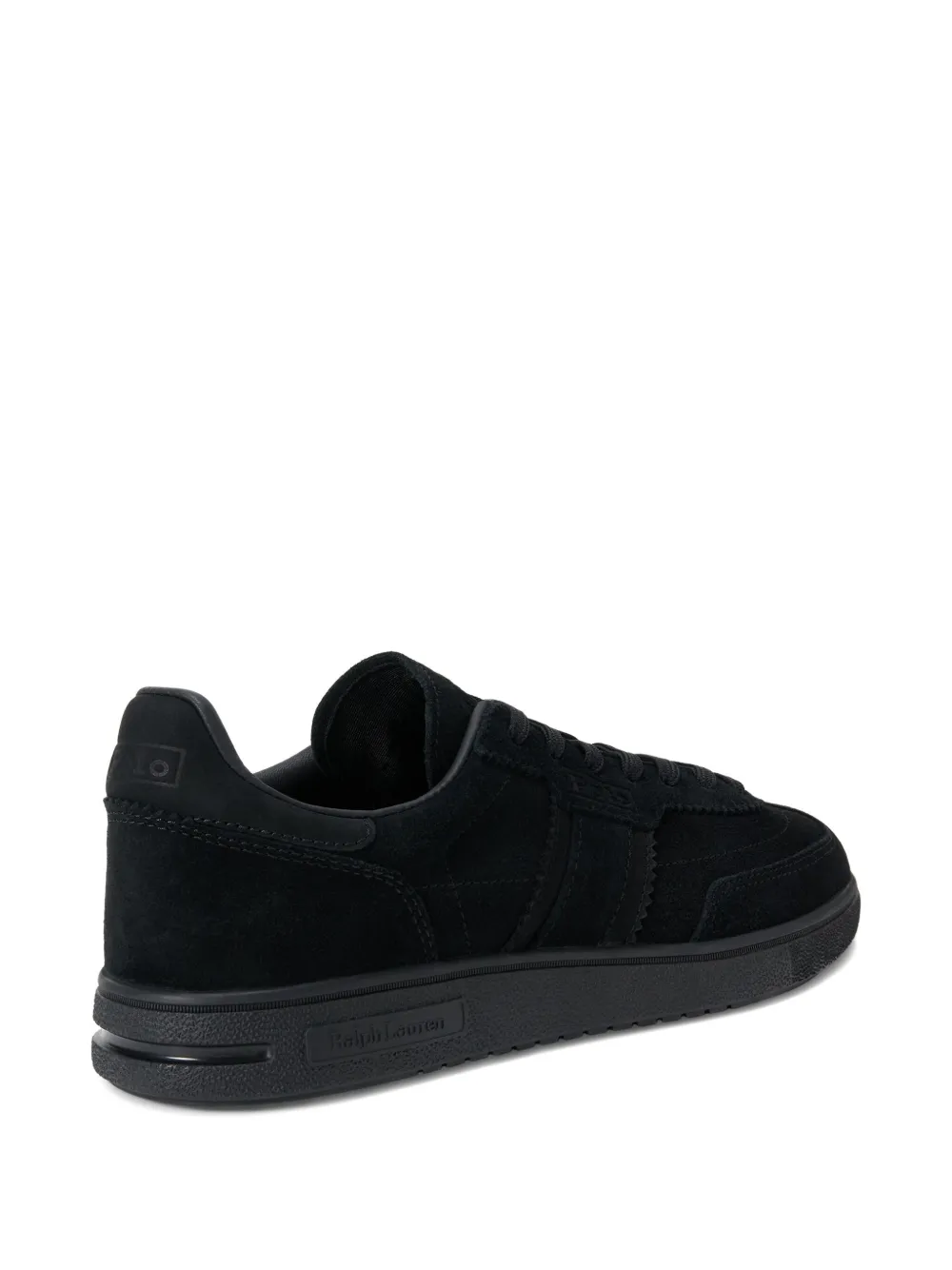 Polo Ralph Lauren logo-detail suede sneakers Black