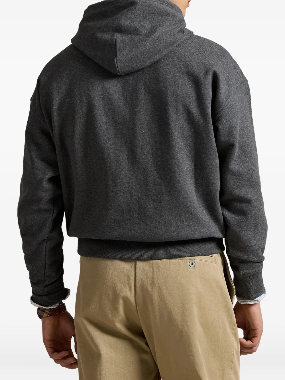 Polo Ralph Lauren Hoodie met geborduurd logo Grijs
