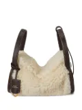 Polo Ralph Lauren shearling leather duffle bag - Neutrals