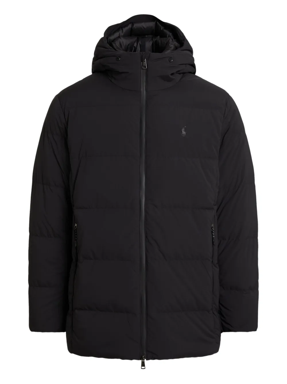 Polo Ralph Lauren フーデッド ジャケット - ブラック Polo Ralph Lauren フーデッド ジャケット - ブラック