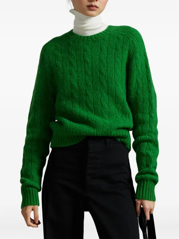 Polo Ralph Lauren ケーブルニット セーター | グリーン | FARFETCH JP
