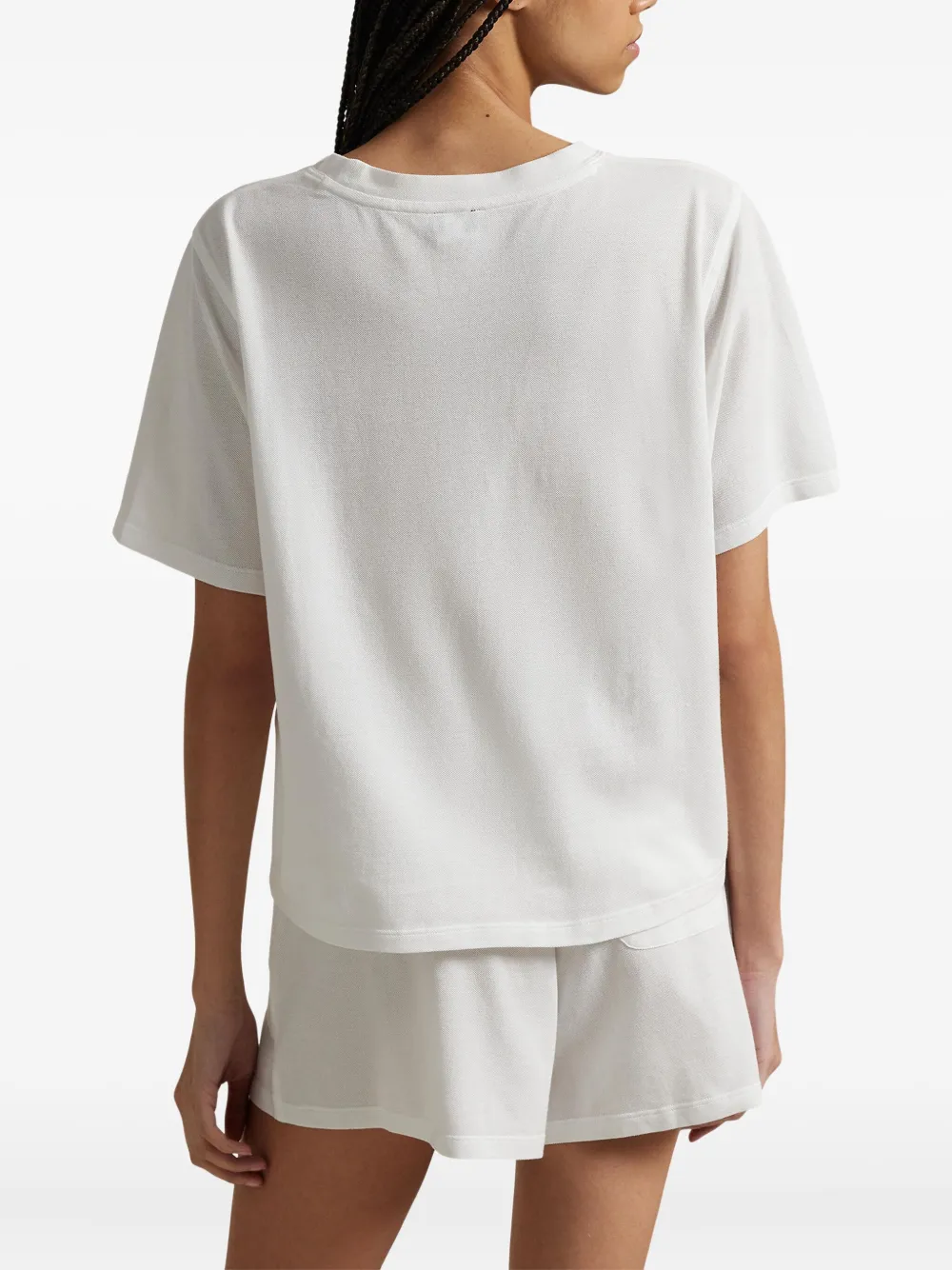Polo Ralph Lauren Katoenen pyjamashorts met logoband Wit