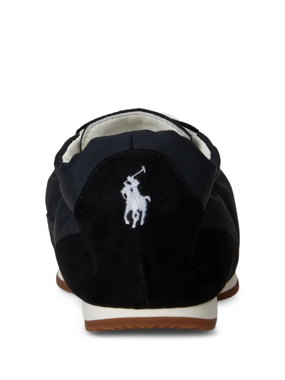 Polo Ralph Lauren suede ballerina sneakers Black