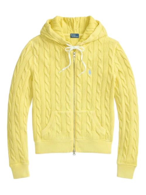 Hoodie en maille torsadée - Polo Ralph Lauren - Modalova