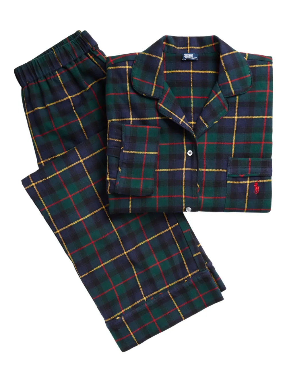 Polo Ralph Lauren tartan-check pyjama set | Green | Image 1