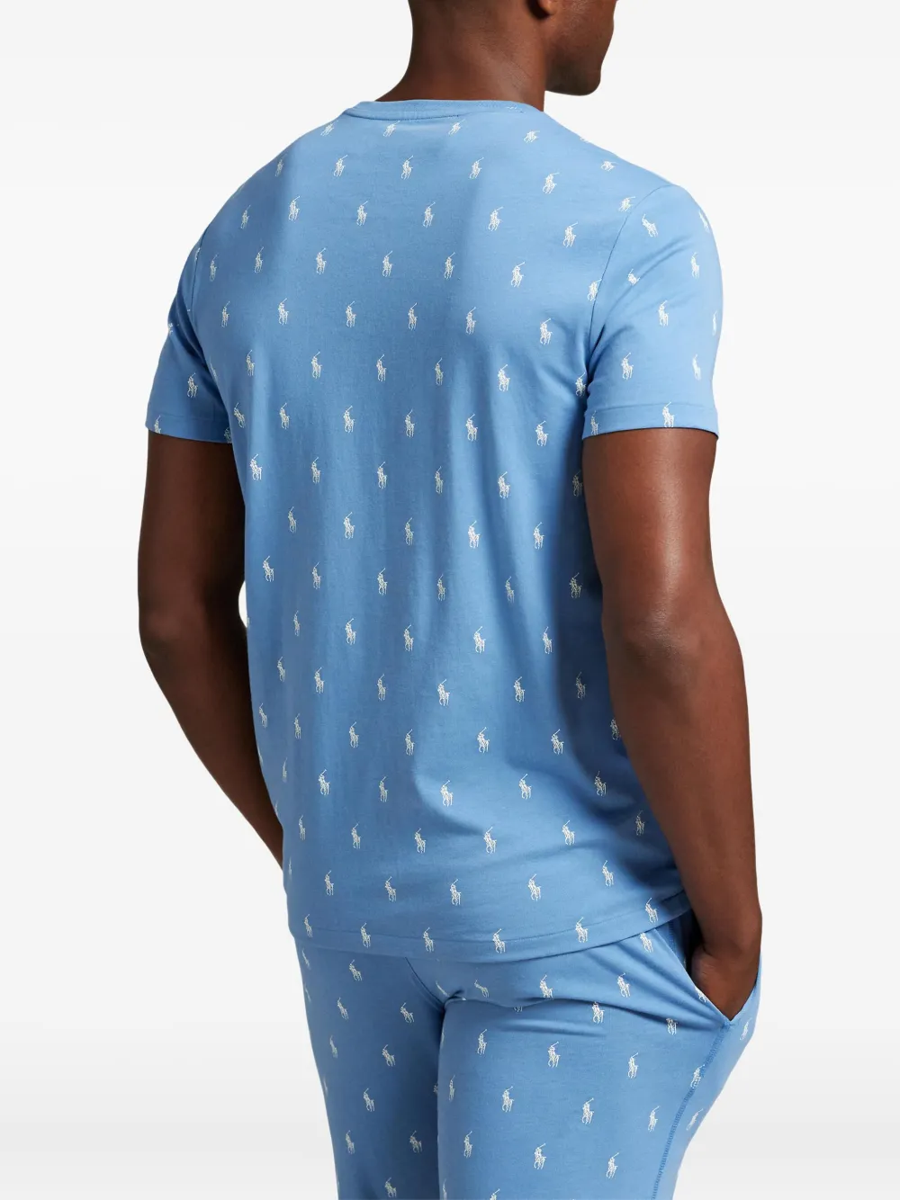 Polo Ralph Lauren Polo Pony pyjamatop Blauw