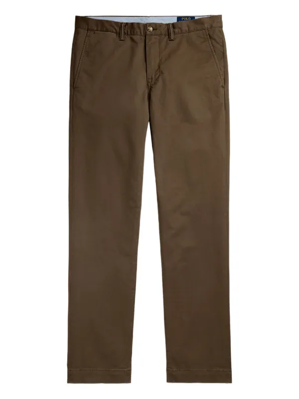 Polo Ralph Lauren Stretch Twill flat-front Trousers Brown