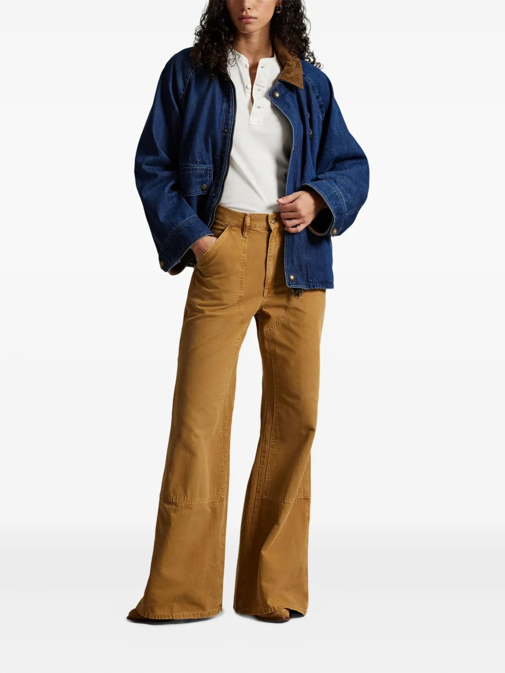 Polo Ralph Lauren Flared broek Bruin