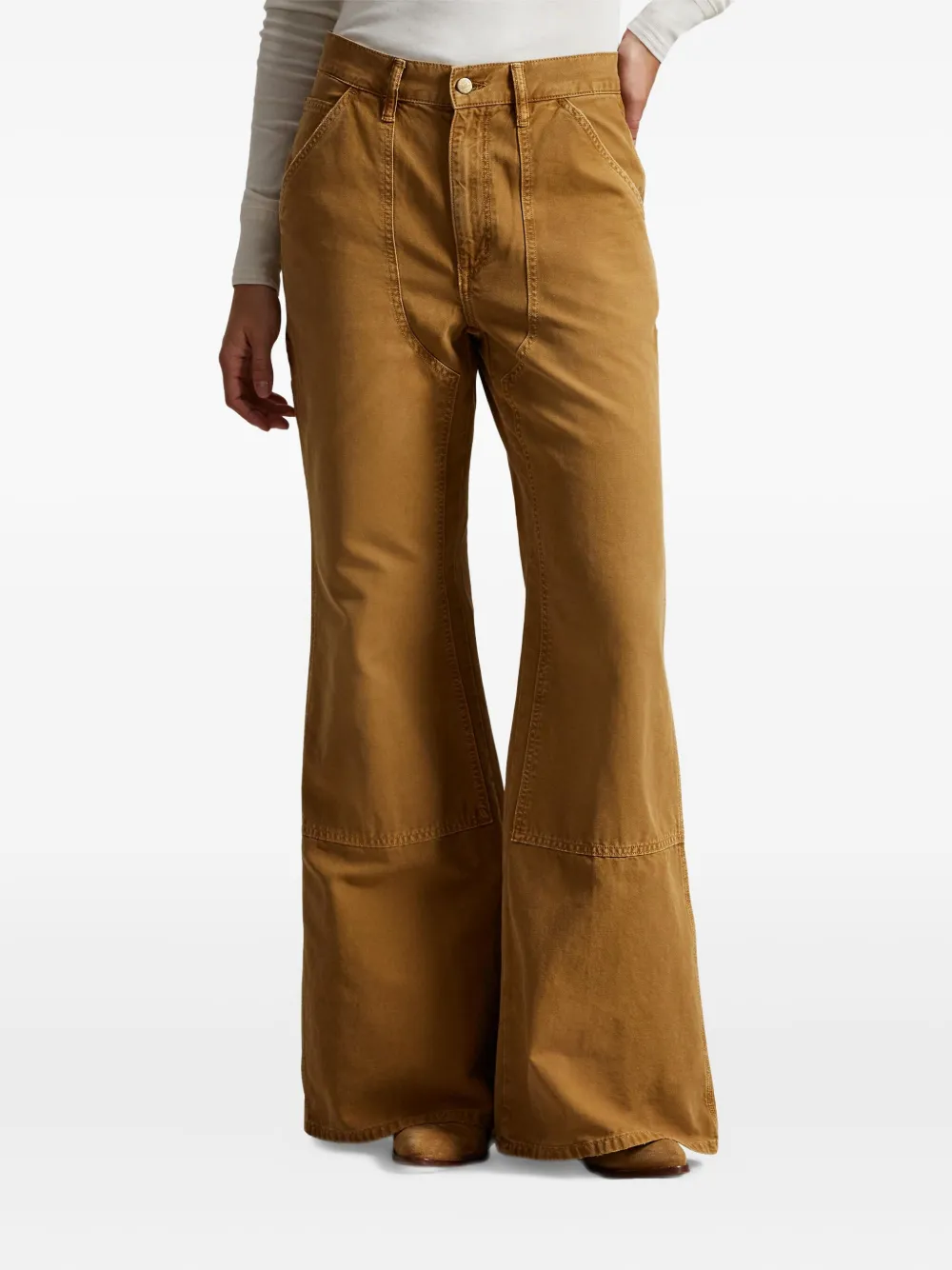 Polo Ralph Lauren Flared broek Bruin