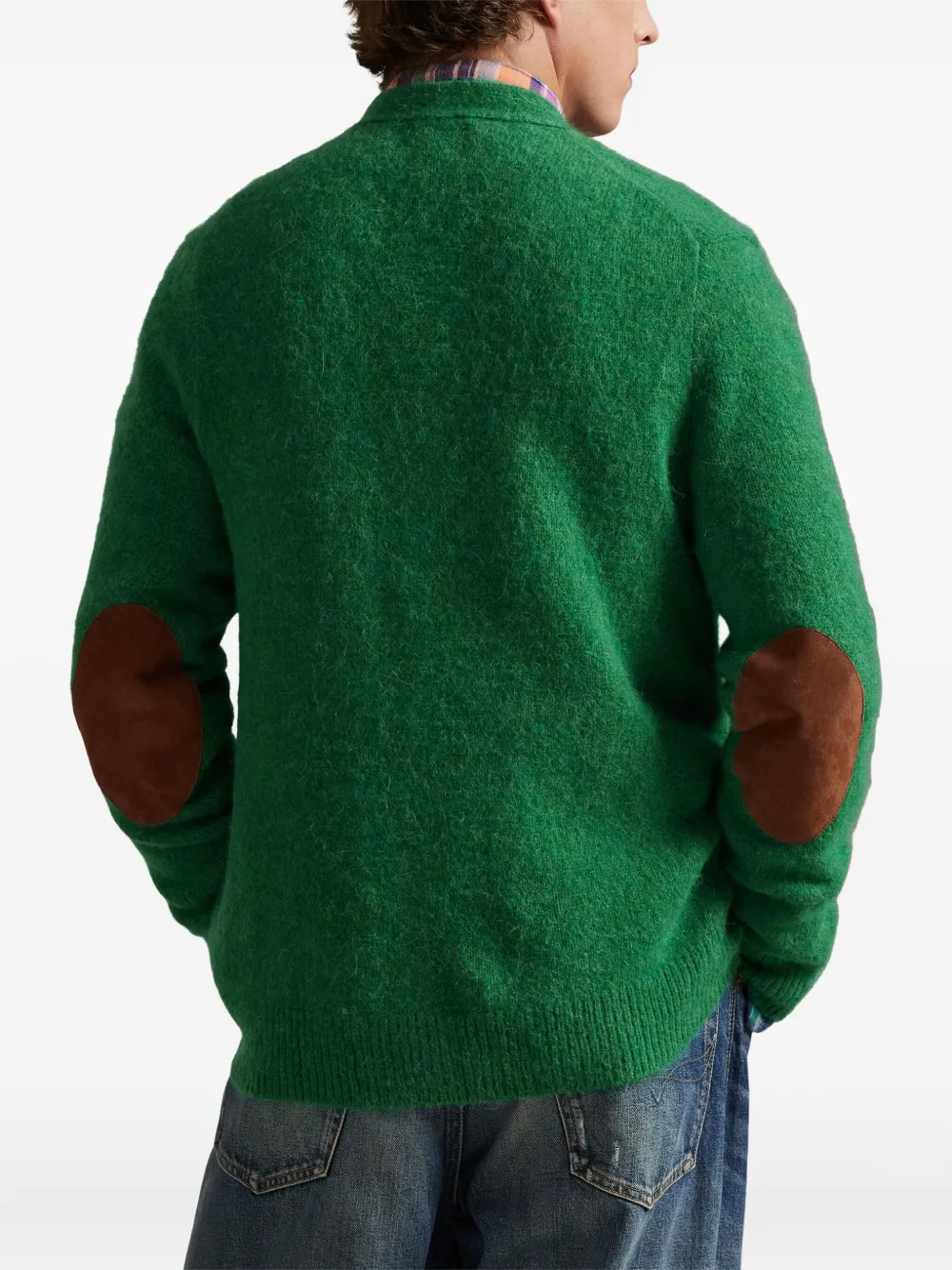 Polo Ralph Lauren Patch Pocket Cardigan In Green