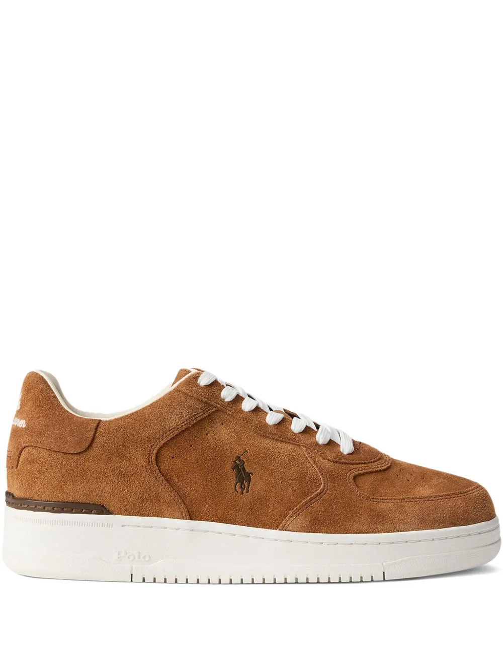 Polo Ralph Lauren Master suède sneakers Bruin