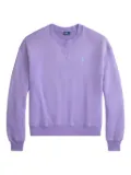 Polo Ralph Lauren long-sleeve crew-neck sweatshirt - Purple