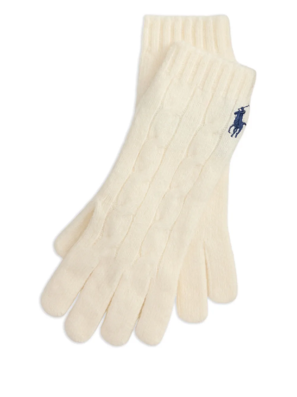 Polo Ralph Lauren Kabelgebreide handschoenen Beige