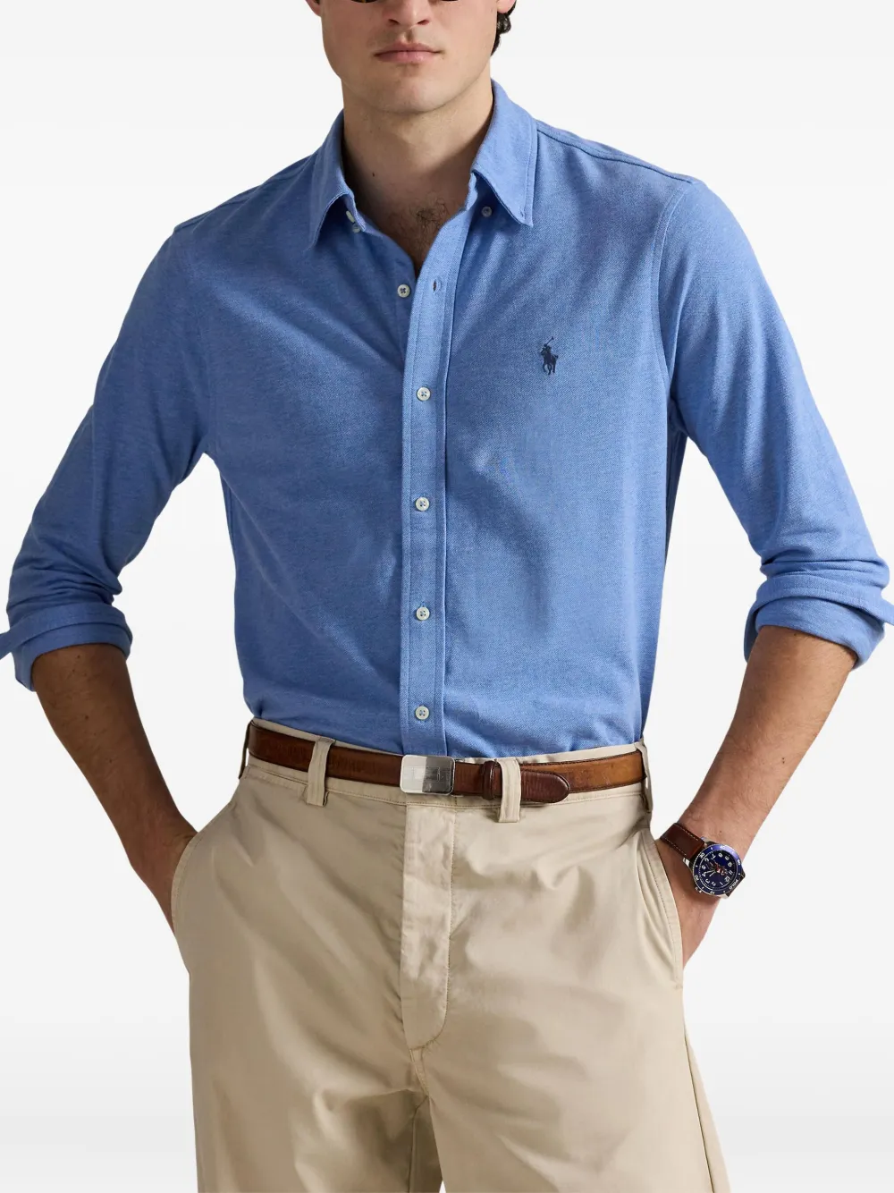 Polo Ralph Lauren Overhemd met lange mouwen Blauw