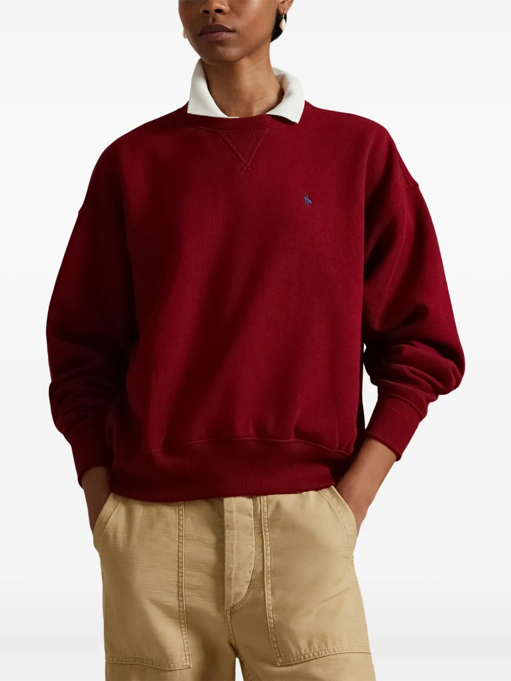 Polo Ralph Lauren Sweater met ronde hals Rood