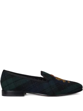 Polo Ralph Lauren Paxton crest-embroidered Loafers | Blue