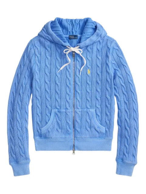 Polo Ralph Lauren sudadera con capucha y dobladillo recto