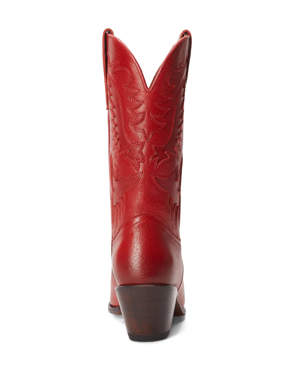 Polo Ralph Lauren leather embroidered cowboy boots