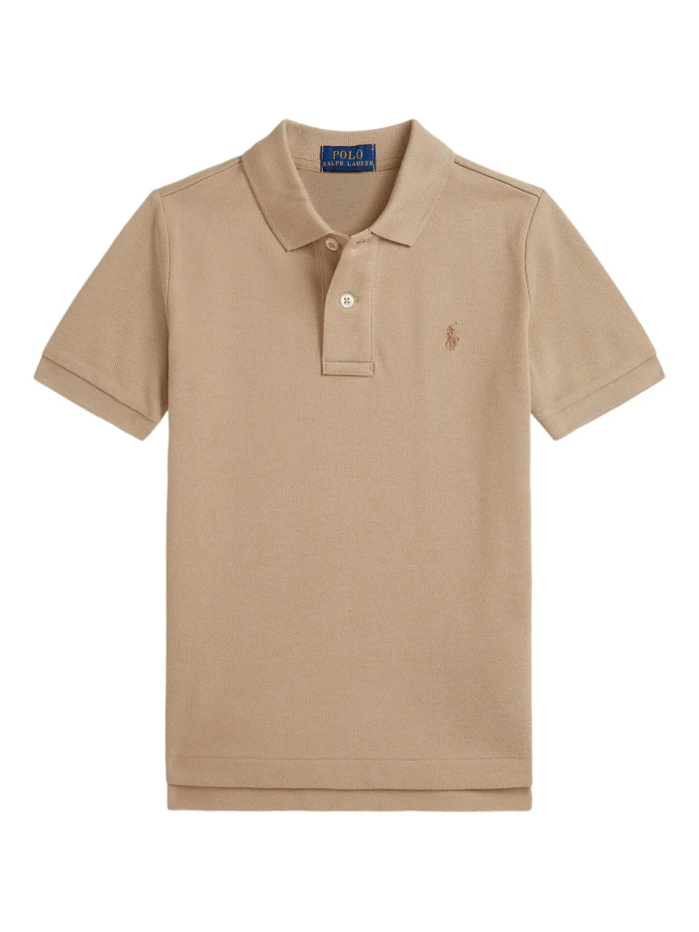 POLO RALPH LAUREN KIDS Poloshirt met geborduurd logo Beige