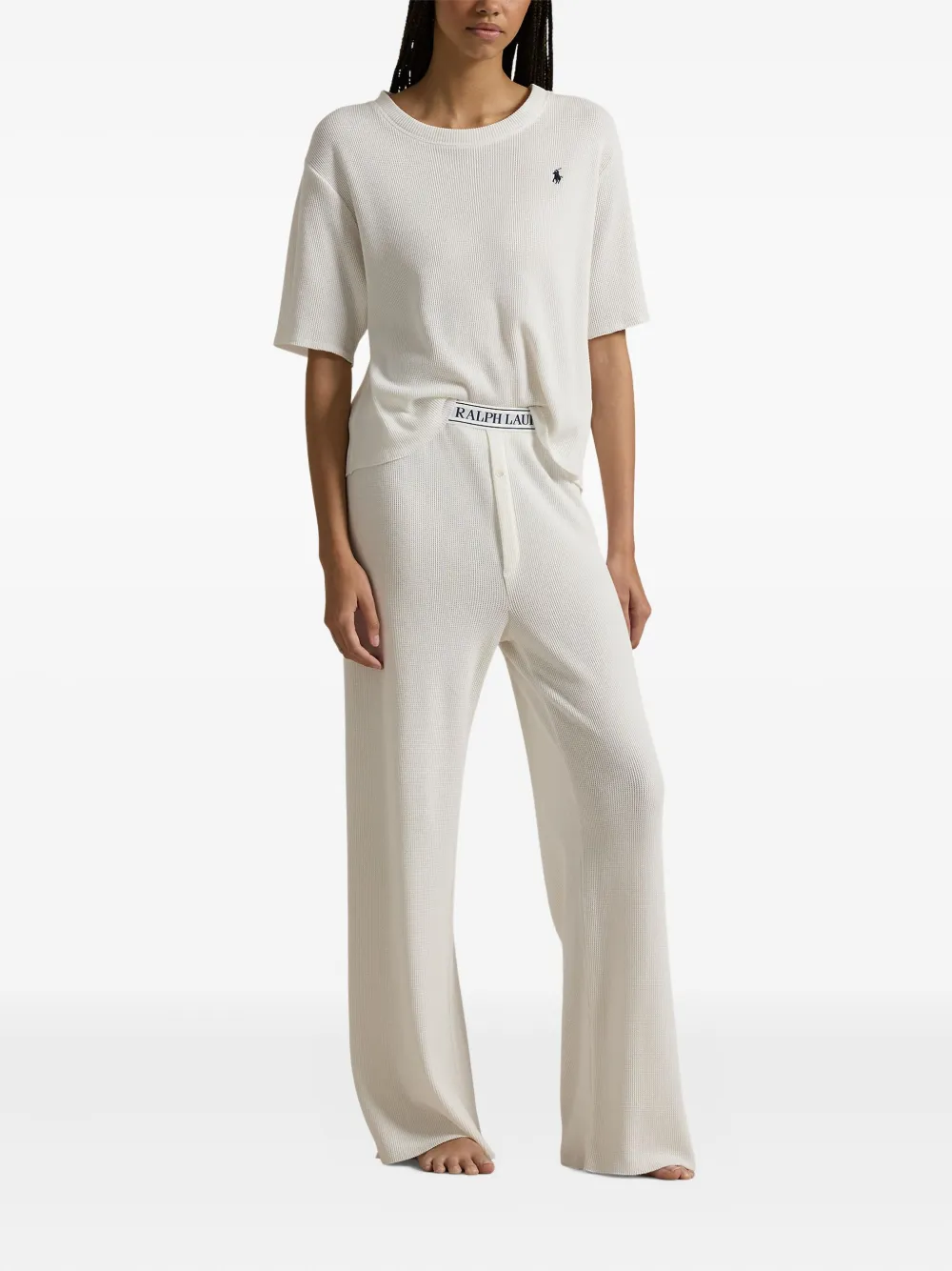 Polo Ralph Lauren Pyjama met logoband Wit