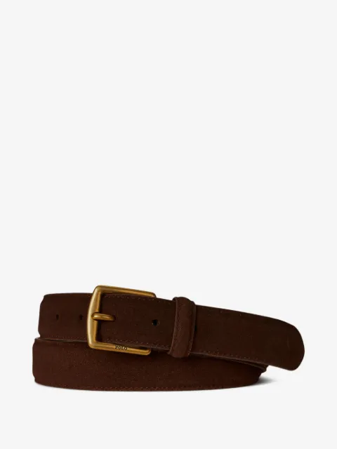 Polo Ralph Lauren suede buckle belt