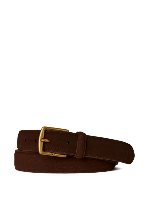 Polo Ralph Lauren Suede Buckle Belt Brown FARFETCH MY
