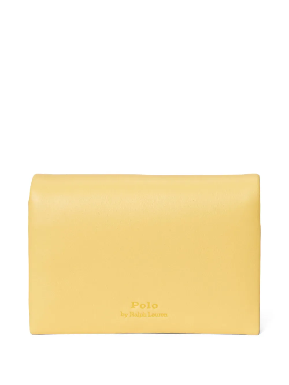 Polo Ralph Lauren Polo Bear Flap Cardholder In Gold